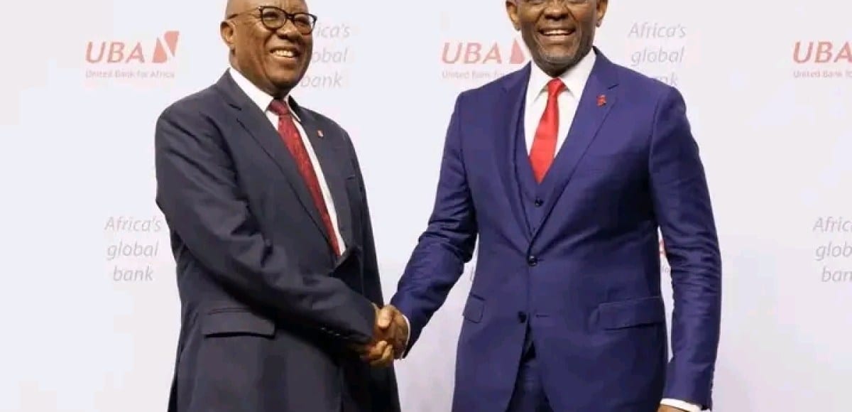 Façade d'une agence de la banque UBA