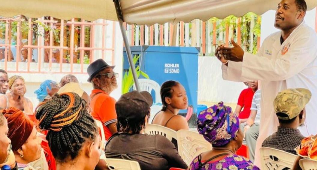 Bâtiment du Samu social gabonais à Libreville