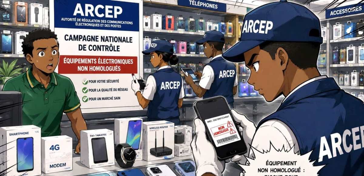 Appareils électroniques de communication posés sur une surface
