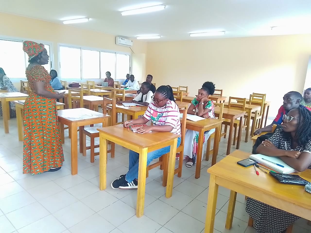 Bâtiments rénovés de l'École nationale de développement rural d'Oyem