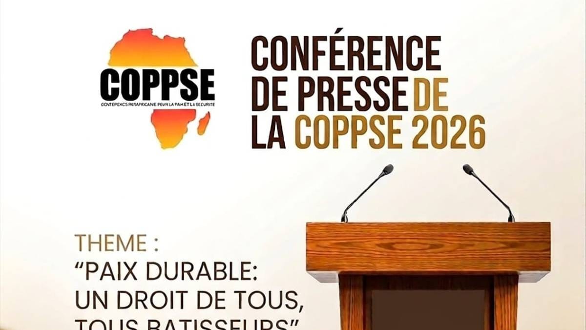 Illustration évoquant une conférence sur la paix et la sécurité en Afrique