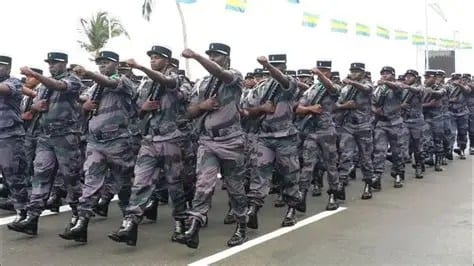 Bâtiment officiel évoquant la gestion des finances publiques au Gabon