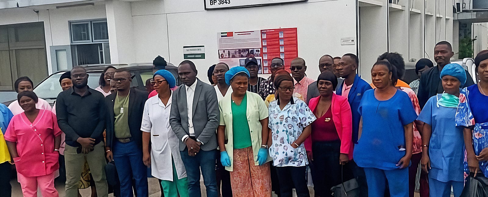 Vue extérieure de l'Hôpital de la Coopération sino-gabonaise à Libreville