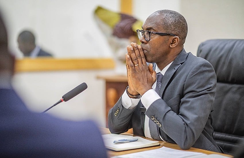 Bâtiment administratif évoquant les finances publiques du Gabon