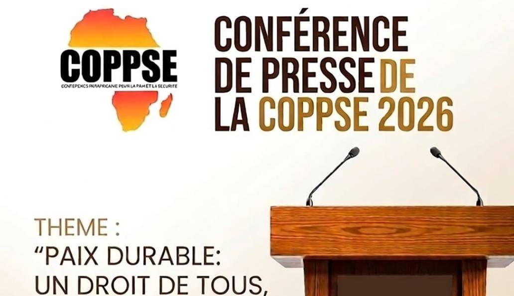 Illustration d'un rassemblement de jeunes lors d'une conférence sur la paix en Afrique