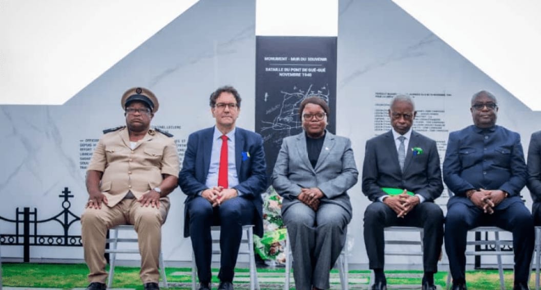 Monument commémoratif du Mur du Souvenir au Pont de Gué-Gué à Libreville