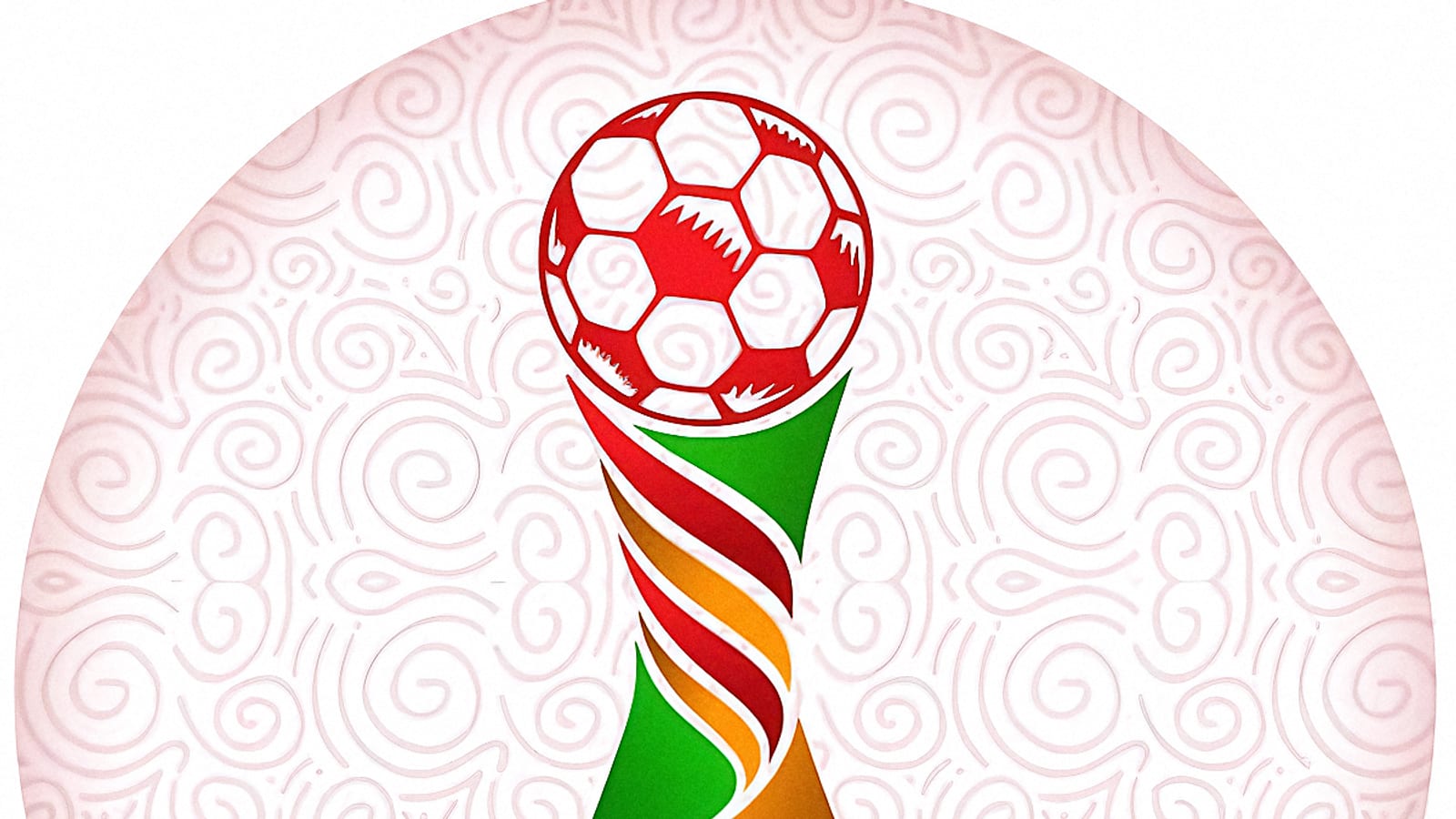 Jeunes joueurs de football gabonais en tenue de match sur un terrain herbeux