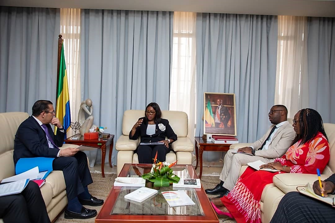La ministre de la Fonction Publique gabonaise en audience avec le représentant résident de l'UNESCO