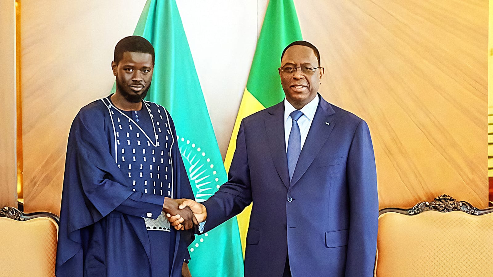Bâtiment officiel à Dakar, illustration d'une rencontre diplomatique entre deux présidents sénégalais