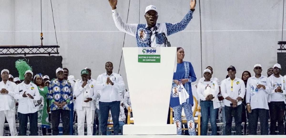 Illustration symbolisant le premier anniversaire du parti UDB au Gabon