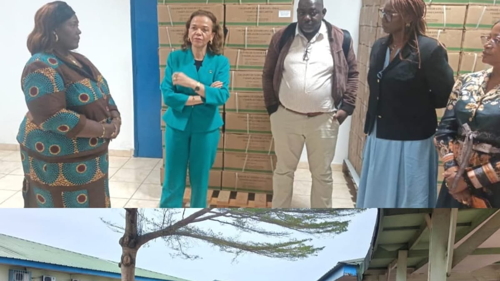 Bâtiment d'un hôpital public à Port-Gentil, au Gabon