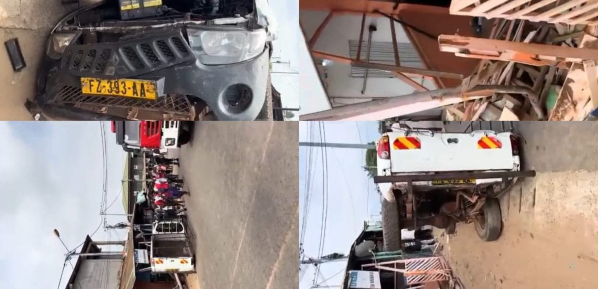Vue d'un carrefour routier à Port-Gentil