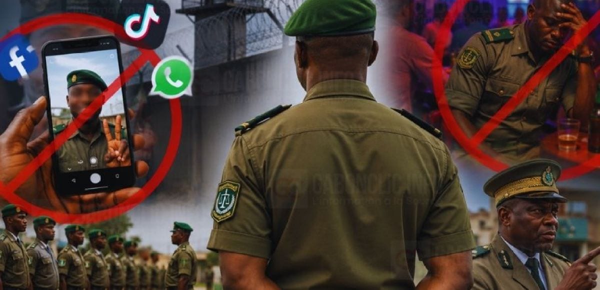 Uniforme de la Sécurité pénitentiaire gabonaise