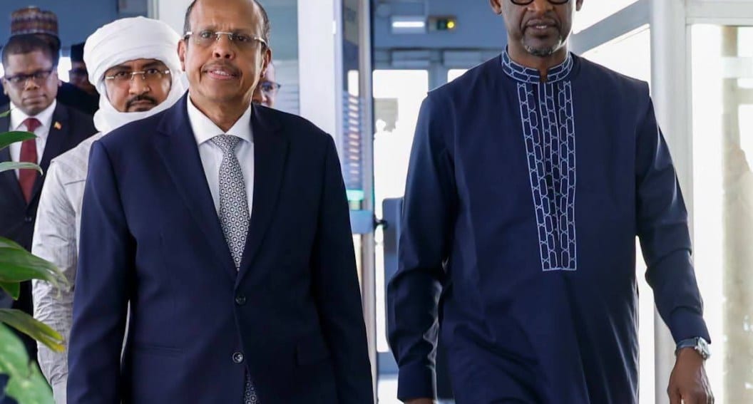 Rencontre diplomatique entre responsables africains dans un cadre officiel