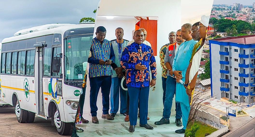 Chantier de réhabilitation d'une infrastructure de transport au Gabon