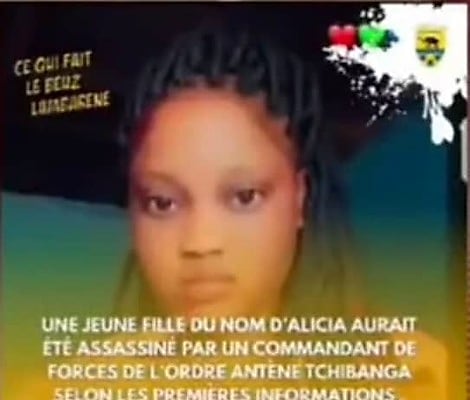 Rue de la ville de Tchibanga au Gabon