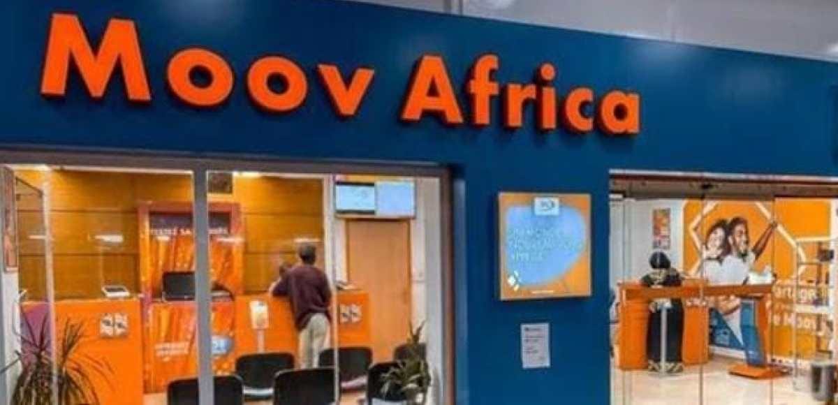 Vue extérieure d'un point de vente Gabon Telecom