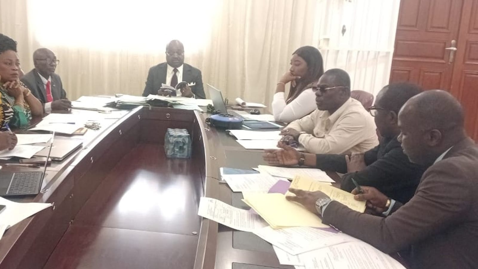 Bâtiment du ministère de la Justice au Gabon