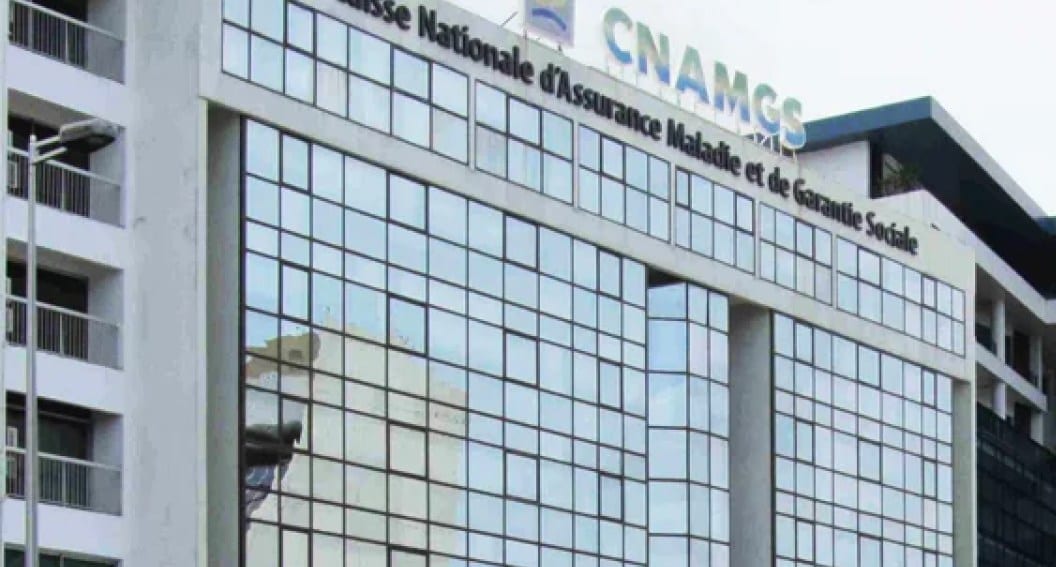 Bâtiment de la CNAMGS, caisse nationale d'assurance maladie du Gabon
