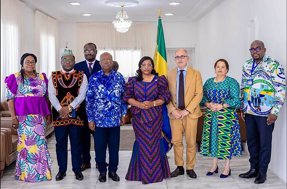 Bâtiment du Sénat gabonais à Libreville
