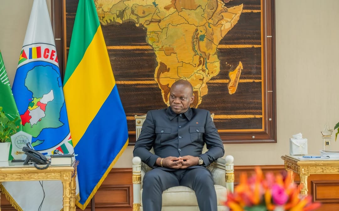 Rencontre officielle entre le président gabonais et une délégation internationale