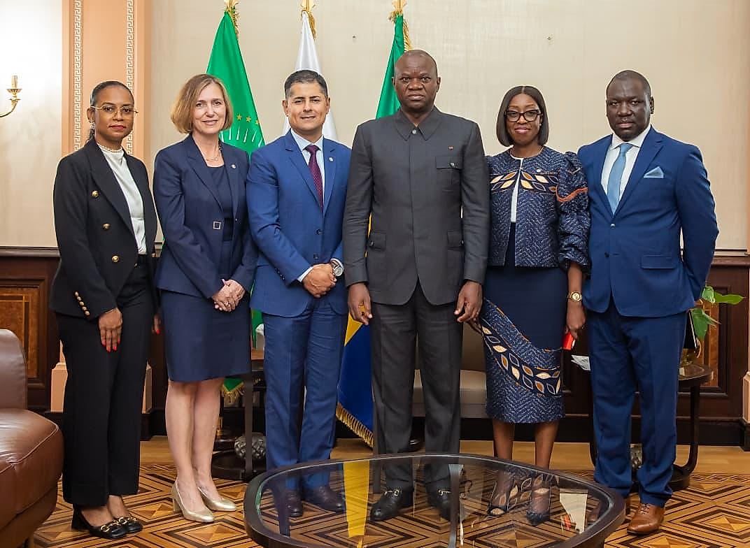 Le Chef de l'État gabonais en audience avec une délégation du groupe pétrolier British Petroleum