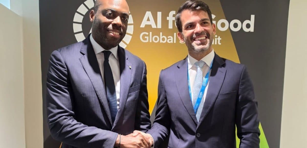 Rencontre entre le ministre gabonais du Numérique et des responsables de TikTok lors d'un sommet international