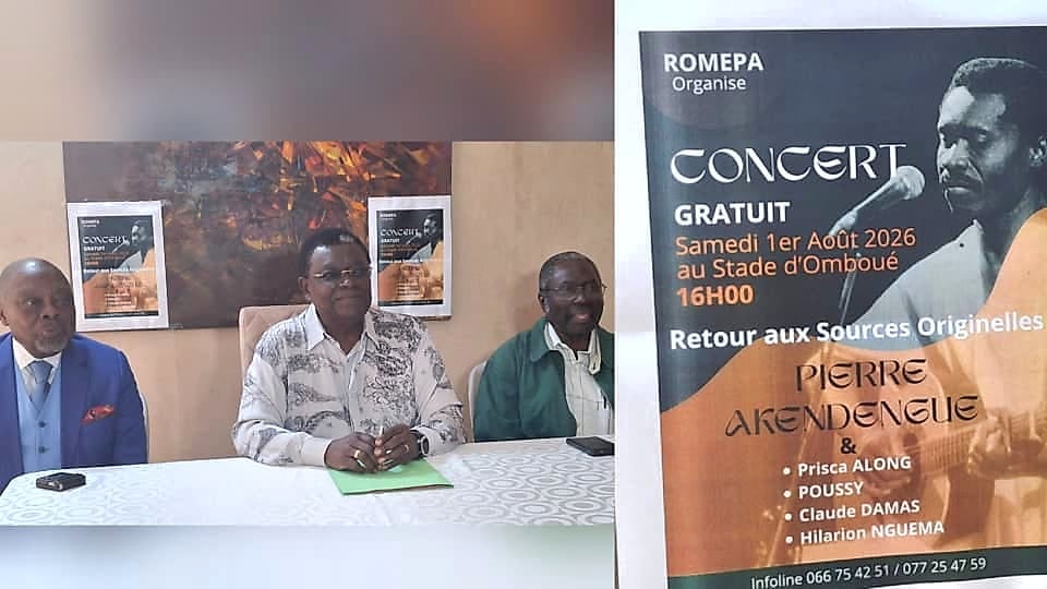 Portrait de l'artiste gabonais Pierre Claver Akendengué
