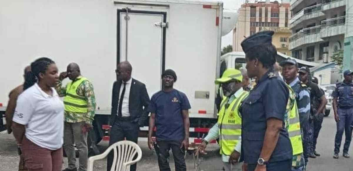 Avenue de Libreville dégagée en vue des cérémonies officielles