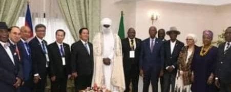 Hémicycle parlementaire au Cameroun lors d'une session de l'APF