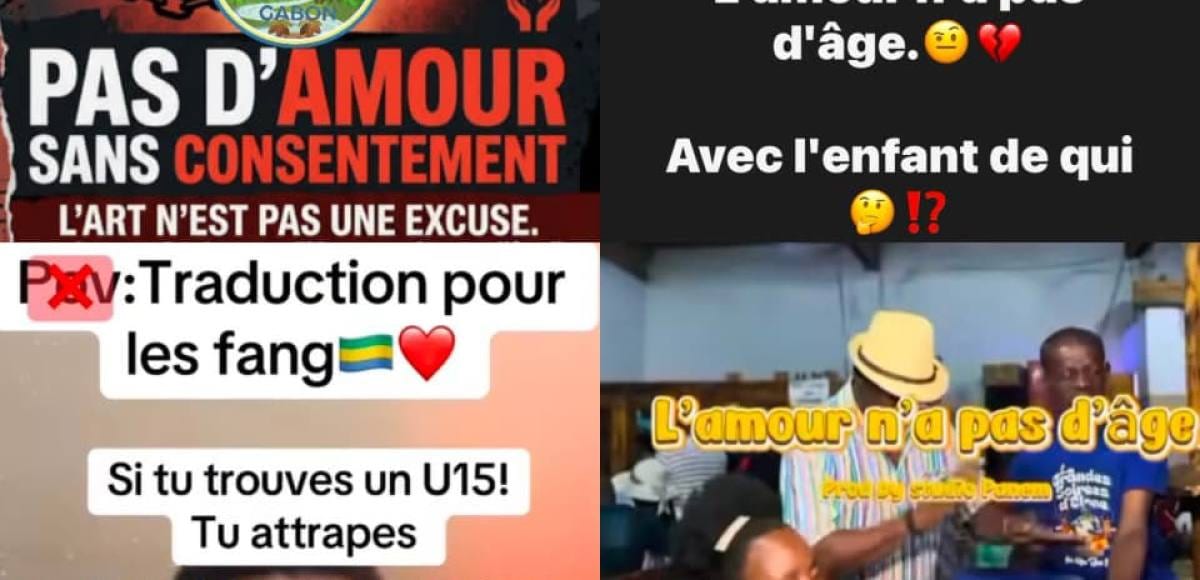 Illustration d'un artiste gabonais associée à une chanson virale sur les réseaux sociaux