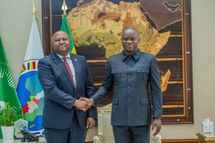 Bâtiment officiel de la présidence gabonaise à Libreville