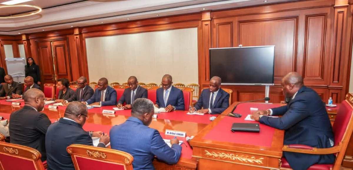 Bâtiment administratif abritant une régie financière au Gabon
