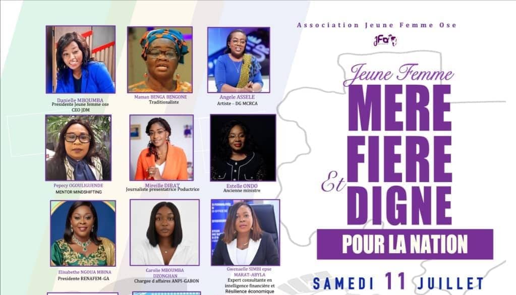 Femmes réunies lors d'un événement dédié à l'entrepreneuriat féminin au Gabon