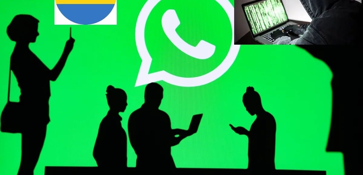 Écran de téléphone avec l'application de messagerie et un symbole de cadenas