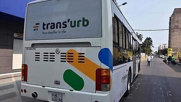 Bus de transport urbain à Libreville, ex-SOGATRA