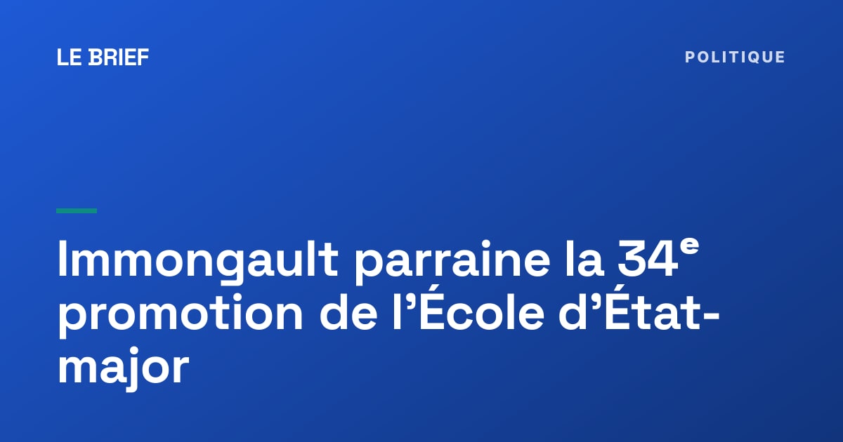 Cérémonie de remise de brevets à l'École d'État-major de Libreville
